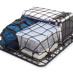 Car Roof Tray Platform Rack Carry Box Luggage Carrier Basket Secure Cargo Net 110 X 110