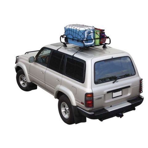 Car Roof Tray Platform Rack Carry Box Luggage Carrier Basket Secure Cargo Net 110 X 110
