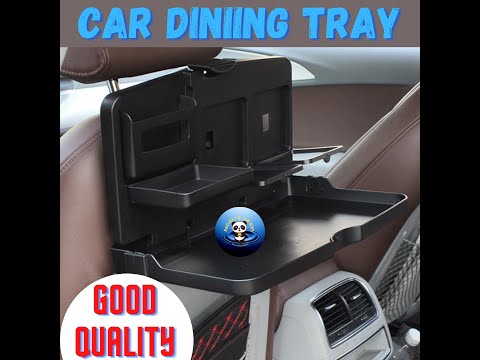 Car Seat Foldable Table Tray Backseat Food /Meal Organizer Foldable Self Hanging Dining Table