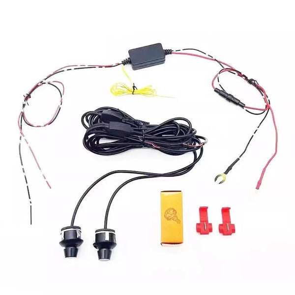 Car Side LED Angel Wing Light Door Welcome Lamp Shadow Projector Light White New