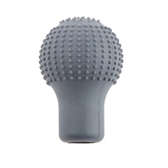 Car Silicone 5 Speed ROUND Gear Stick Shift Knob Boots Cover Universal Nonslip Protector-Beige
