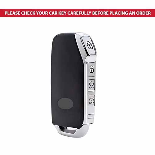 Car Smart Key Metal Key Cover Shell For KIA Seltos and Sonet