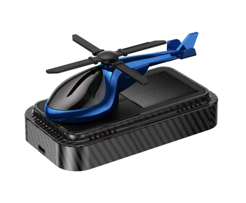 Car Solar Helicopter Shape Car Aromatherapy Perfume  Energy Saving Luxury Room Office Bathroom Air Freshener