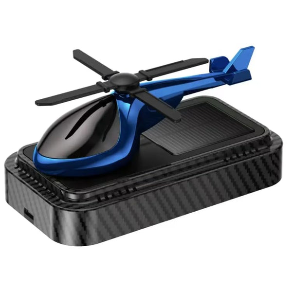 Car Solar Helicopter Shape Car Aromatherapy Perfume  Energy Saving Luxury Room Office Bathroom Air Freshener