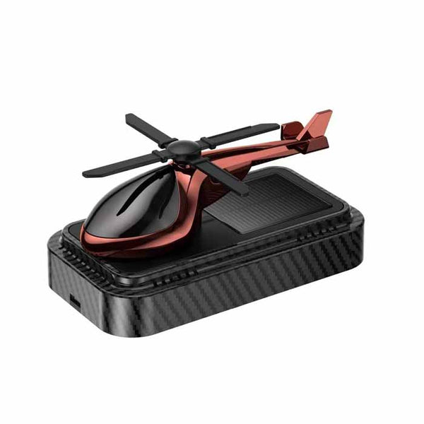 Car Solar Helicopter Shape Car Aromatherapy Perfume  Energy Saving Luxury Room Office Bathroom Air Freshener