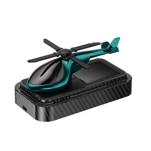 Car Solar Helicopter Shape Car Aromatherapy Perfume  Energy Saving Luxury Room Office Bathroom Air Freshener