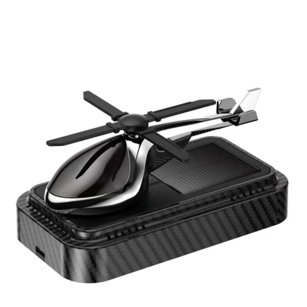 Car Solar Helicopter Shape Car Aromatherapy Perfume  Energy Saving Luxury Room Office Bathroom Air Freshener