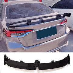 Car Spoiler Wing Rear Wing Sedan Type ABS Material Tail Fin Black Spoiler Rear Trunk Spoiler Wing