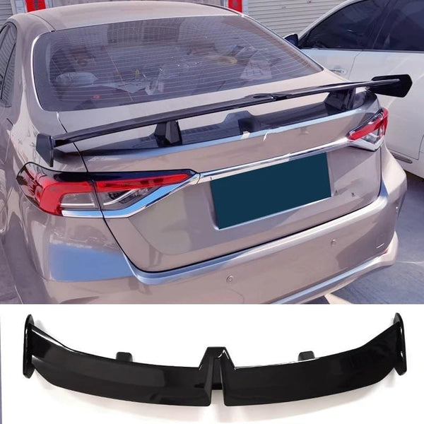 Car Spoiler Wing Rear Wing Sedan Type ABS Material Tail Fin Black Spoiler Rear Trunk Spoiler Wing