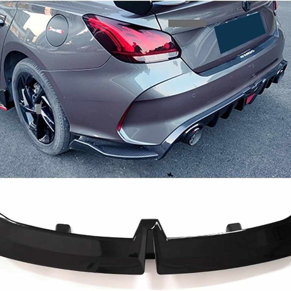 Car Spoiler Wing Rear Wing Sedan Type ABS Material Tail Fin Black Spoiler Rear Trunk Spoiler Wing