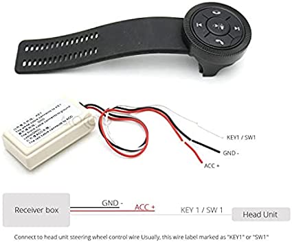 Car Steering Wheel Control DVD Button Universal Wireless Android GPS Navigation Car Steering Wheel Remote Control Buttons (05)