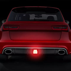 Car Universal 80mm x 70mm Rear Bumper / Hitch Reveiver Red LED Extra Tail Brake Light