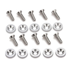 Car Universal Screw Washer Car Fender M6 Bolt Screw+Bumper Washer JDM 10pcs
