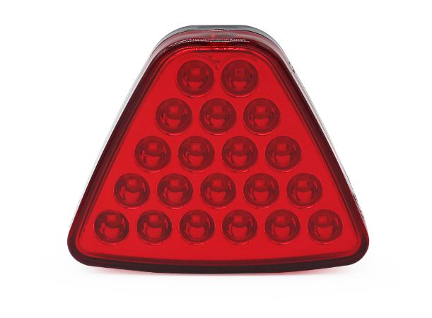 Car Warning Light LED Flash Strobe Lamps Motorcycle Tail Light Auto Brake Light Red Car-styling Triangle Reversing Lamp 20 LED