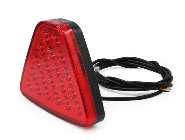 Car Warning Light LED Flash Strobe Lamps Motorcycle Tail Light Auto Brake Light Red Car-styling Triangle Reversing Lamp 20 LED