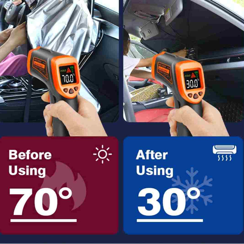 Car Windshield Sun Shade Umbrella, Foldable Car Sunset Umbrella Cover UV Block Car Front Window (Pack of 1)