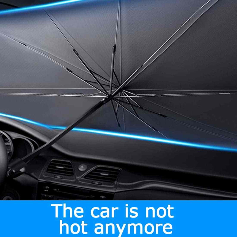 Car Windshield Sun Shade Umbrella, Foldable Car Sunset Umbrella Cover UV Block Car Front Window (Pack of 1)