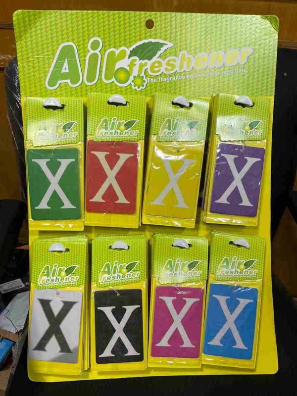 Car Hanging Paper Air Freshener Room Office Bathroom Odour Killer Multiple Fruit Based Fragrance Perfume