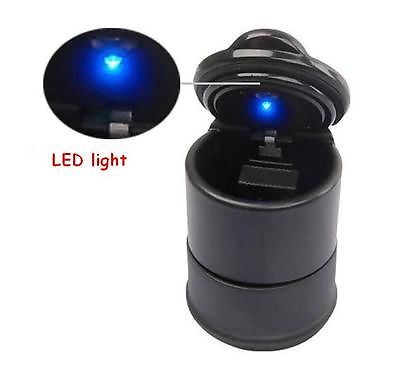 Portable Car Cup holder LED Cigarette Ashtray Holder-Black