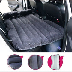 Light Grey Multifunctional Inflatable Car Bed Mattress with Two Air Pillows, Car Air Pump and Repair Kit