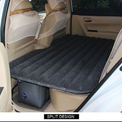 Light Grey Multifunctional Inflatable Car Bed Mattress with Two Air Pillows, Car Air Pump and Repair Kit