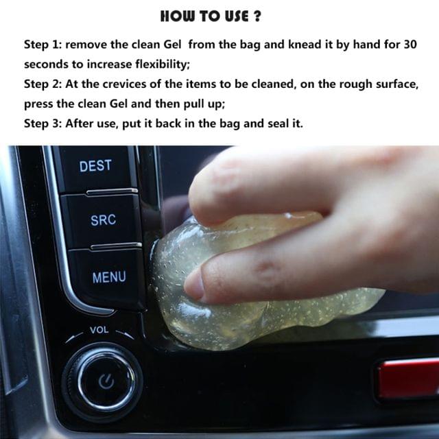 Car Super Clean Magical Dust Removal Compound Glue Gel Sticker