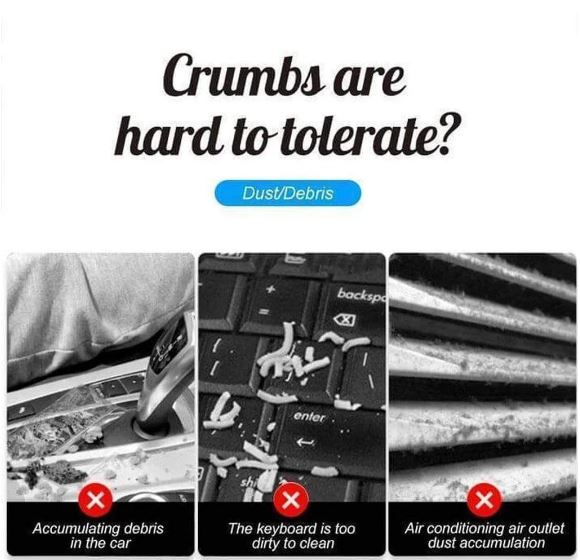 Car Super Clean Magical Dust Removal Compound Glue Gel Sticker