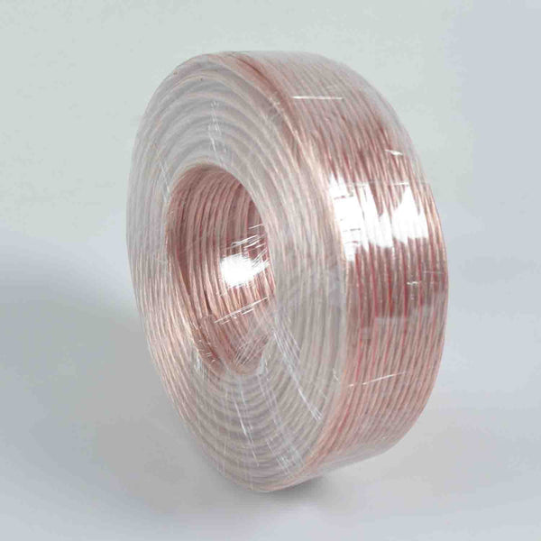 100m 2x0.5mm Loud Speaker Flexible Free OFC Cable Wire Quality HiFi