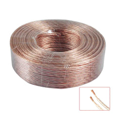 100m 2x0.5mm Loud Speaker Flexible Free OFC Cable Wire Quality HiFi