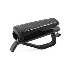 Car Black Carbon Fiber Plastic Eyeglasses Sunglasses Clip Car Glasses Holder