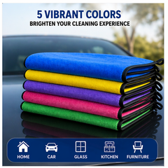 Ultra-Soft 350 GSM Microfiber Cleaning Cloth (30×60 cm) – Lint & Scratch Free