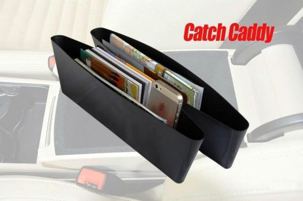 2pcs Catch Caddy Car Seat Catcher Car Organizer Black Color