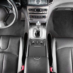 2pcs Catch Caddy Car Seat Catcher, Car Organizer Beige Color