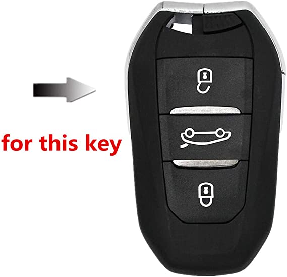 Citroen C5 Air Cross 3 Button Smart Key Cover Case With Keychain