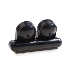 Car Adjustable Dashboard Compass Temperature Gauge with Adhesive Tape