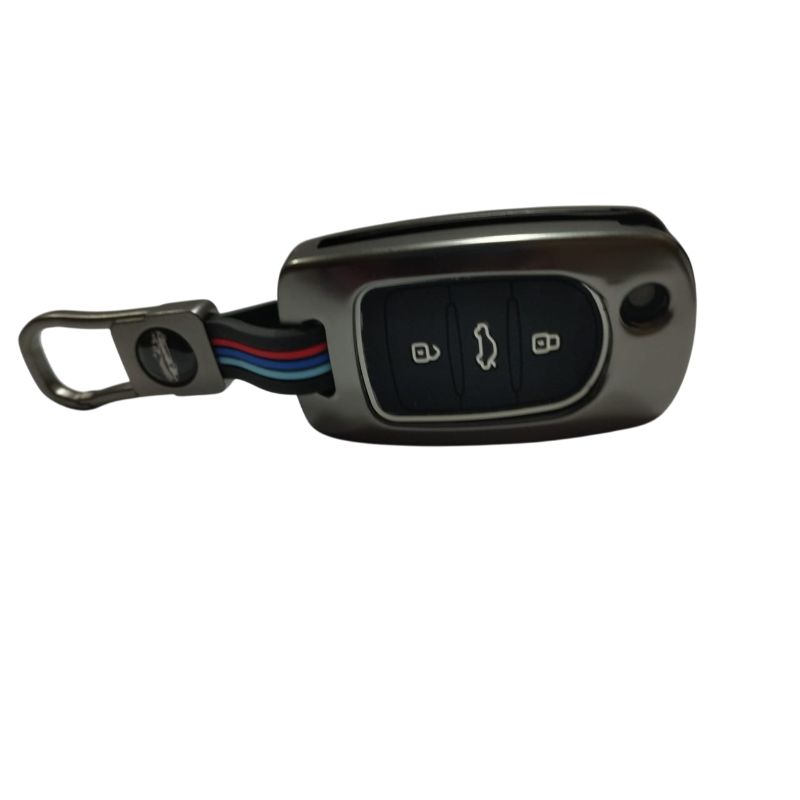 3 Button Flip Key Metal Key Cover For MG Hector