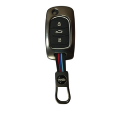 3 Button Flip Key Metal Key Cover For MG Hector