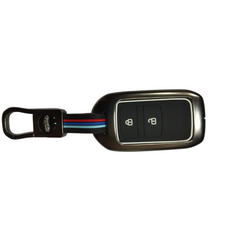 Car 2 Button Metal Key Cover For Honda Elevate