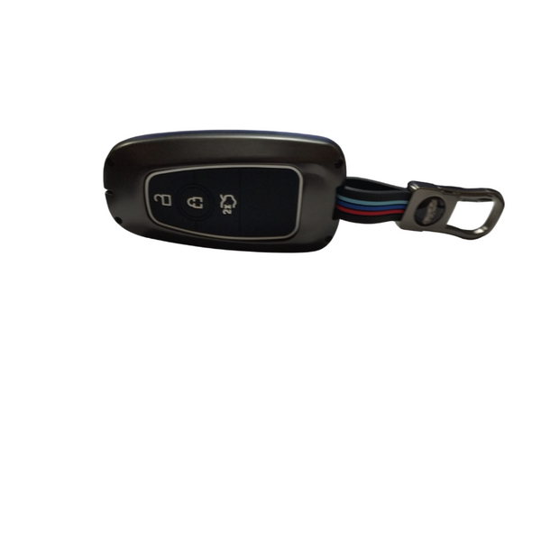 Metal key cover Fit For : Ford Ecosport, Endeavour, Figo, Freestyle, Figo Aspire 2/3 Button Smart Key