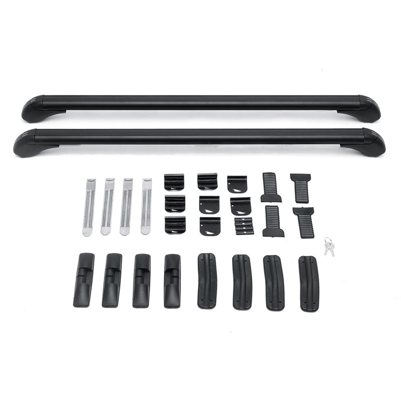 Universal Aluminum 100cms Car Top Luggage Roof Rack Cross Bar Carrier Adjustable Window Frame