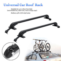 Universal Aluminum 100cms Car Top Luggage Roof Rack Cross Bar Carrier Adjustable Window Frame