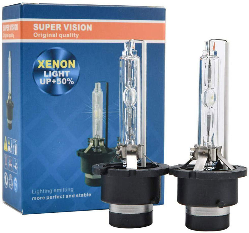 2pcs D4S HID Bulbs 35W 6000K Diamond White Xenon HID Headlight Bulb