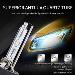 2pcs D4S HID Bulbs 35W 6000K Diamond White Xenon HID Headlight Bulb