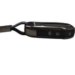 3 Button Metal Key Cover For Kia Seltos, Sonet, Carens