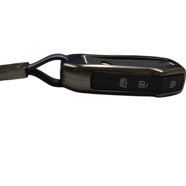 3 Button Metal Key Cover For Kia Seltos, Sonet, Carens