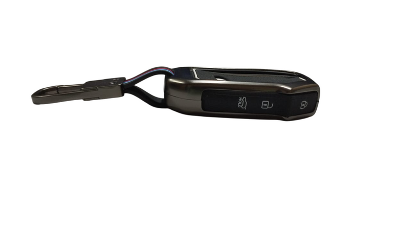 3 Button Metal Key Cover For Kia Seltos, Sonet, Carens