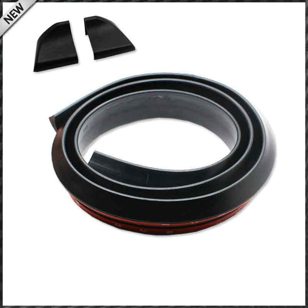 Samurai 4.9Ft/1.5M x 45MM Universal Carbon Fiber Car Rear Roof Trunk Spoiler Wing Lip Sticker