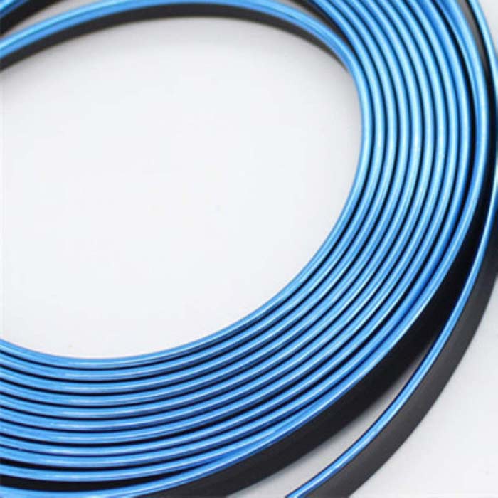 Blue 5M Edge Gap Interior Line Moulding Trim Molding Strip Decor For Car