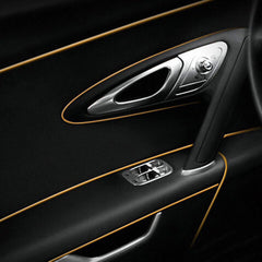 Gold 5M Edge Gap Interior Line Moulding Trim Molding Strip Decor For Car