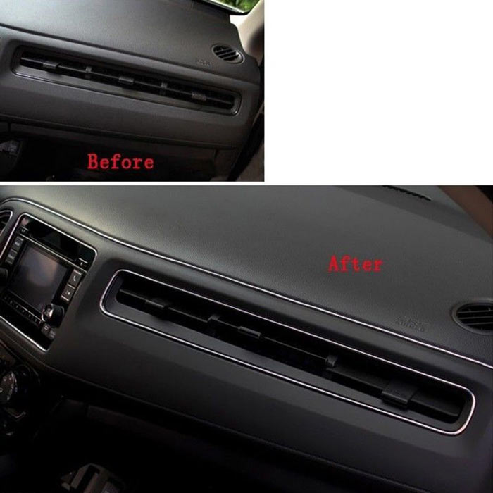 Blue 5M Edge Gap Interior Line Moulding Trim Molding Strip Decor For Car